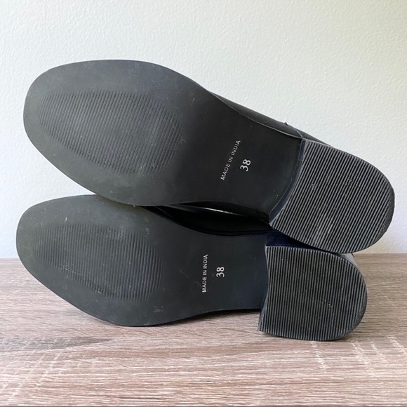 KURT GEIGER Carvela Black Lace Up Buckle Boot 38 - Picture 10 of 10